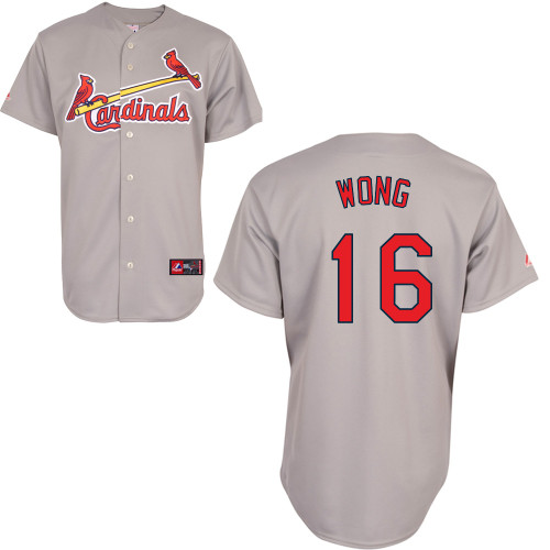 Kolten Wong #16 Youth Baseball Jersey-St Louis Cardinals Authentic Road Gray Cool Base MLB Jersey